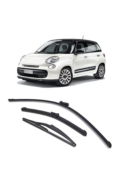OEM Front and rear wiper set Fiat 500 500C 500L 2009-2023 rubber ABS