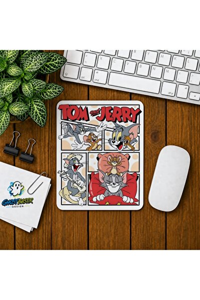Ghostbastır Design Tom ve Jerry Baskılı Oyuncu Mousepad 0319