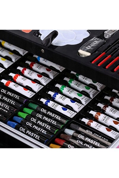 NO BRAND Set de pictură pentru copii, set artistic de pictură într-o valiză d...