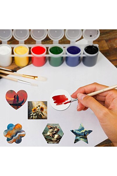NO BRAND Set mini magnetic de pânze pentru pictură, 18 piese