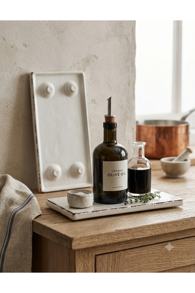 BATES HOUSE Mermer Yağdanlık Altlığı