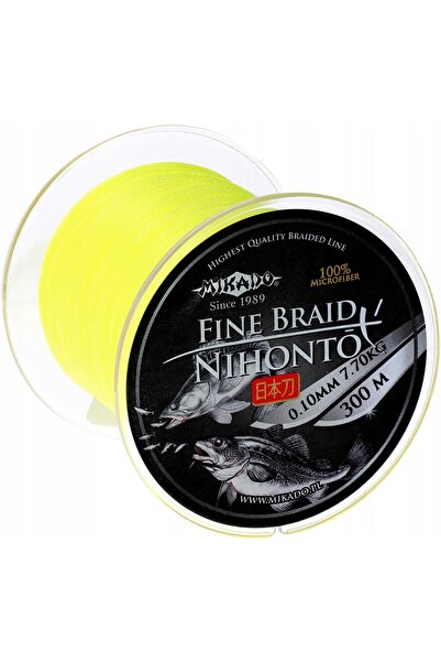Mikado PLECIONKA NIHONTO FINE BRAID FLUO 0,10 mm 300 m