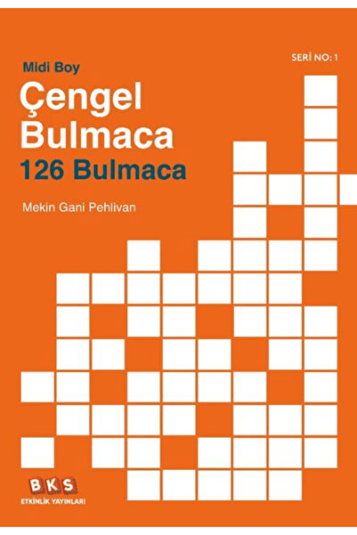 BKS ETKİNLİK YAYINLARI Midi Boy Çengel Bulmaca 1 / Mekin Gani Pehlivan / / 97...