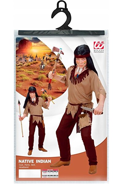 NO BRAND Costum indian Set Vestul Sălbatic pentru Copii Halloween Indian 158