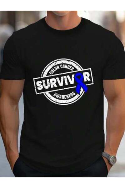 799 100% Cotton Survivor Shirts Awareness Month T-Shirt Women's Men's Graphic...