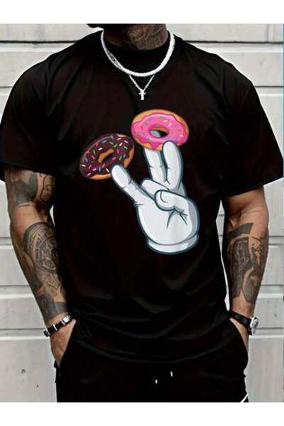 799 100% Cotton Dirty Humor 2 Pink 1 In The Stink I Donut Jokes Round Neck Sh...