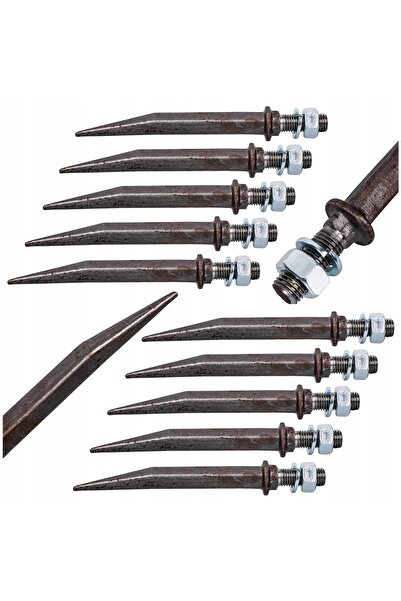 NO BRAND Burghiu de pământ drept m20x210mm, set complet de 10 bucăți