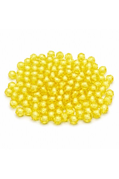 TRAKAV Sazan Boncuk Yemi Pamuklu Küçük Delikli 10 mm 100 Adet Sarı