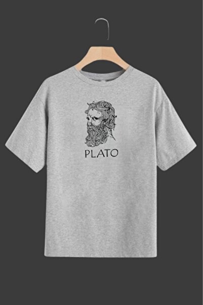 H&GHAMLEGİYİM Unisex Plato Printed T-Shirt