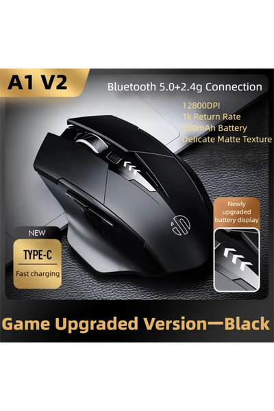 Choice6 inphic A1 V2 Black Inphic F1S Rechargeable 2.4G Wireless Mouse Office...