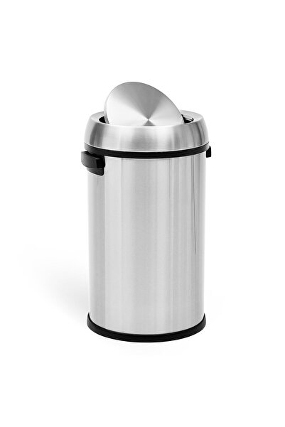Garvee 65 L Stainless Steel Trash Can, Fingerprint-Proof Flip Top Garbage Bin