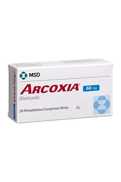 ARCOXIA Pain and Inflammation Relief, 60 Mg, 28 Tablets