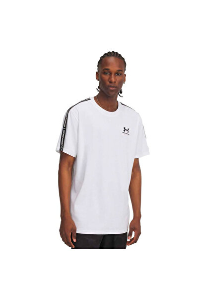 Under Armour ICON HWT TEE TAPING 1390300-100 Λευκό XXL