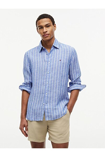 Tommy Hilfiger LINEN TEXTURED STP RF SHIRT