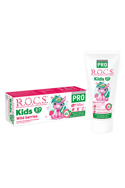 R.O.C.S. ROCS PRO Kids 3-7 Yaş Orman Meyveleri Tadında Çocuk Diş Macunu 45 g