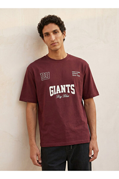 SP Characters New York Giants Crew Neck Short Sleeves T-shirt