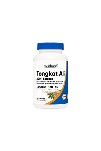 Nutricost Tongkat Ali 200:1 Extract with Tribulus Terrestis Extract Bioperine...
