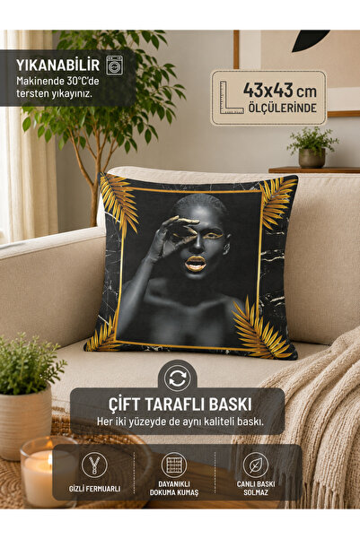 Eys Digital Printed Double Sided Cushion Cover 43X43