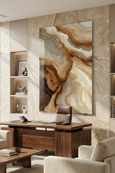 ARTAGE Glass Table Wall Decoration (Unbreakable) - Home Office Decorative Ite...