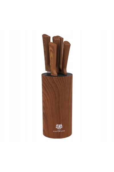 Karl Hausmann SET COMPLET DE CUȚITE DE BUCĂTĂRIE  "KNIVES IN BLOCK " 5 PIESE ...