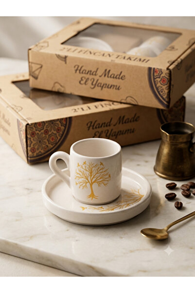 Generic Brand Set of 2 Coffee Cups