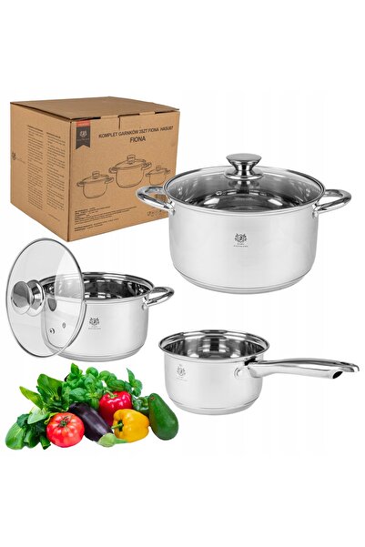 Karl Hausmann SET DE OALE Gross INDUCTION GAS 6el cu INOX 18/0