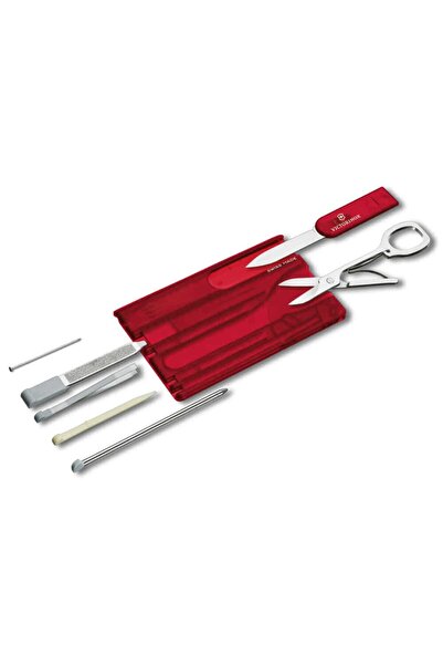 Victorinox Swiss Card Classic 0.7100.T Ruby, 10 Functions