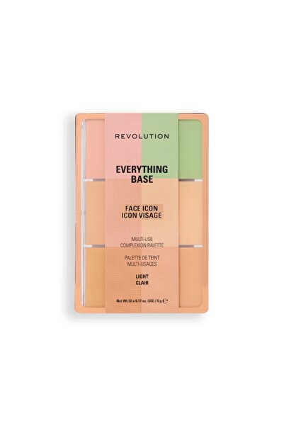 Revolution Everything Base Face Icon Complexion Light Krem Yüz Paleti