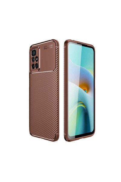 Ummeslem Case Compatible with Xiaomi Redmi 10 Mobile Phone Carbon Design Ultr...