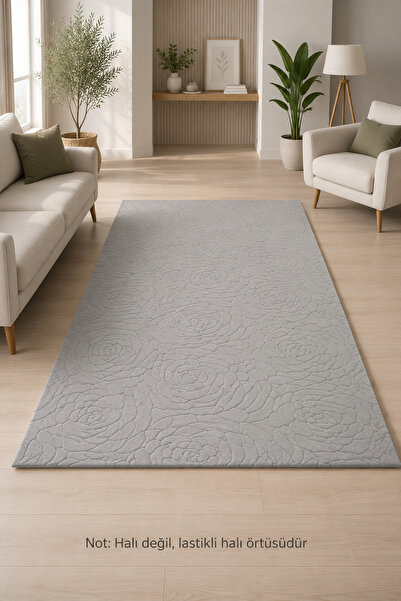 Valoroso Tekstil غطاء سجادة مطاطي من قماش Wellsoft، ديكوري وقابل للغسل، ليس س...
