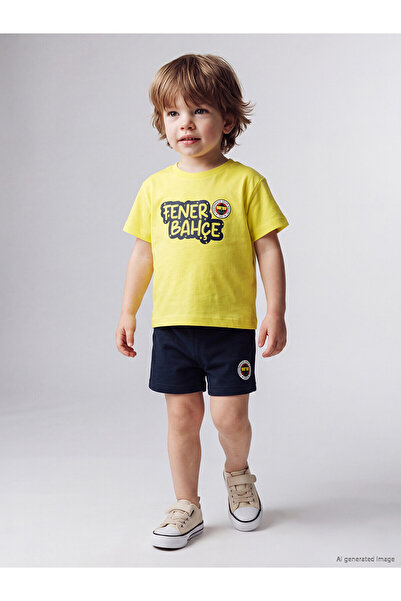 LC Waikiki Trendlucky Fenerbahçe Printed Baby Boy Shorts Set with Difference ...