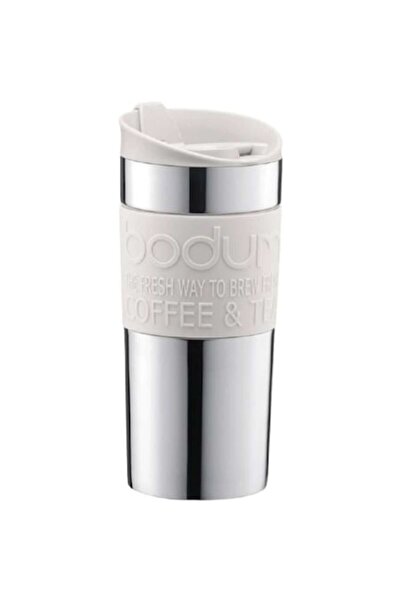 Bodum Cană de călătorie de 350 ml, din oțel inoxidabil, cu izolație termică c...