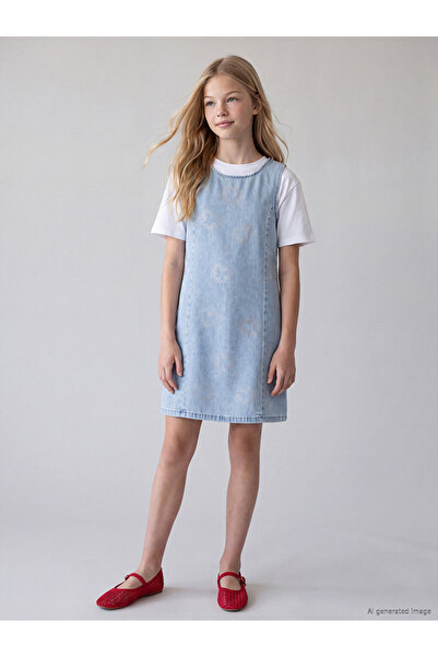 LC Waikiki Stoned Girl's Jean Dress