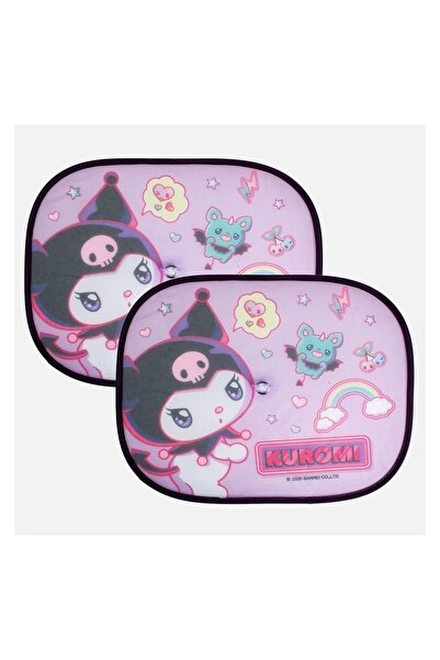 OEM Set 2 Parasolare Auto Laterale, Kuromi, 44 × 36 cm, cu Ventuze