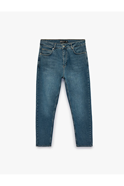 Koton Pamuklu Cep Detaylı Tapered Jean Pantolon - Joe Jean