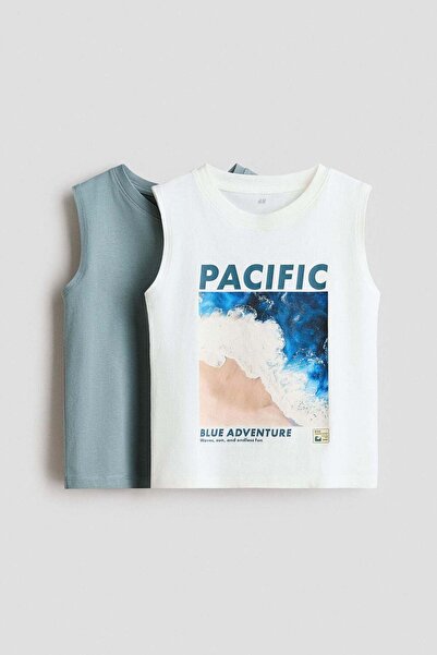 H&M 2-pack cotton vest tops