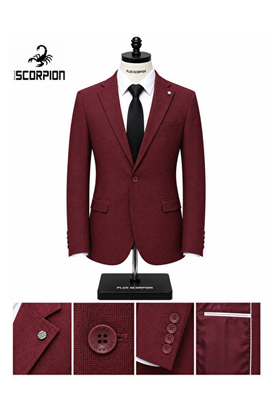 Plus Scorpion Sacou Elegant Premium Bărbătesc, Design Versatil și Croială Act...
