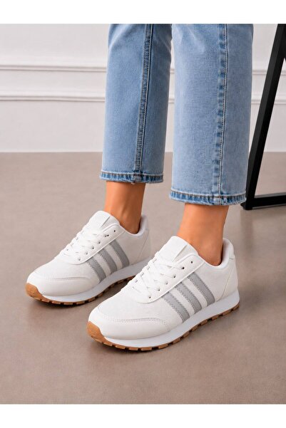 en7 White Gray Unisex Sneaker Sports Shoes Daily Casual Lightweight Comfortab...
