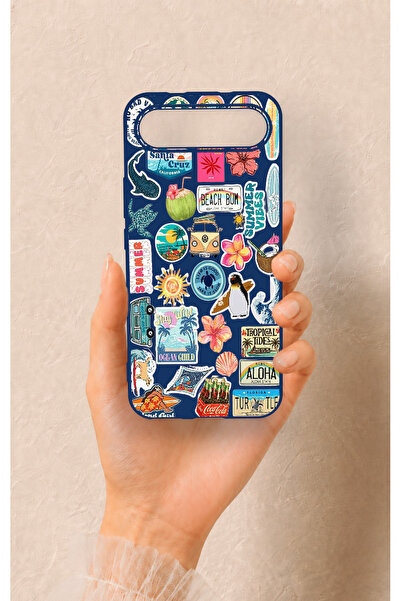 Vip Case Tecno Spark Slim Uyumlu Summer Vibes Desenli Silikon Kılıf