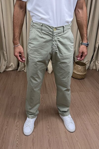 JESSE STORY بنطلون رجالي من قماش الجبردين 100% قطن كود: JSM26GP-001