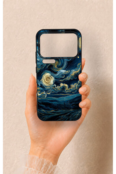 Vip Case Mi 17 Pro Max Uyumlu Yıldızlı Gece Desenli Silikon Kılıf