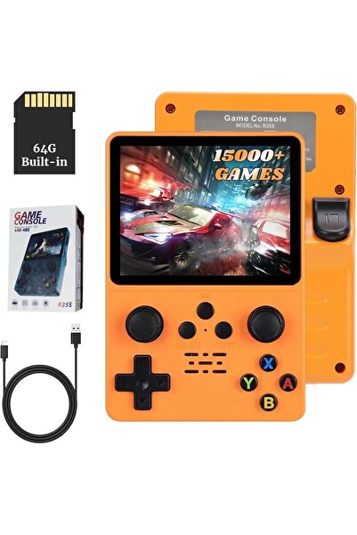 Bewinner R35s Handheld Digital Video Game Console - 3.5-inch HD Screen 640x48...
