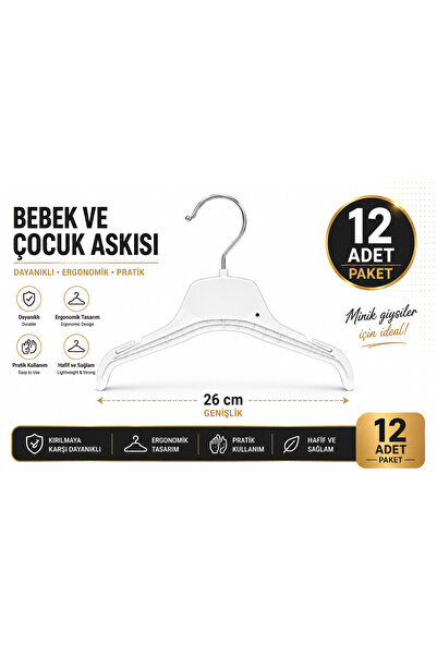 KübraStore B26 BEBEK VE ÇOCUK ASKISI 0-24 AY 12 Adet - Bebek ve Çocuk Plastik...