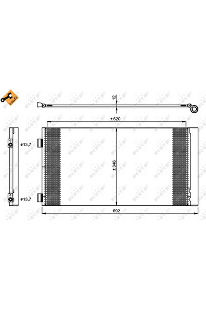 NRF Condensator Climatizare Mini Mini 2006-2015
