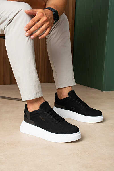 Zerenyus Zrc2635 - High Quality Men's Sneaker Black Suede