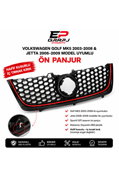 EP GARAJ OTOMOTİV WOLKSWAGEN GOLF MK5 2003-2008 & JETTA 2006-2009 MODEL UYUML...