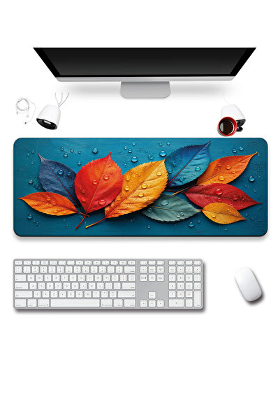 SonicTouch Mousepad pentru tastatură 40x90cm, neted, rezistent la lichide, ba...