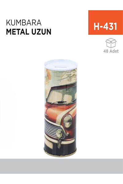 inci çelik aksesuar Kumbara Metal Uzun (2175)