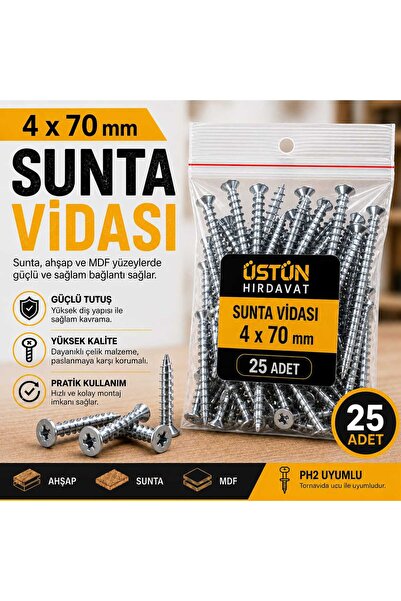 Genel Markalar SUNTA VİDASI 4X70