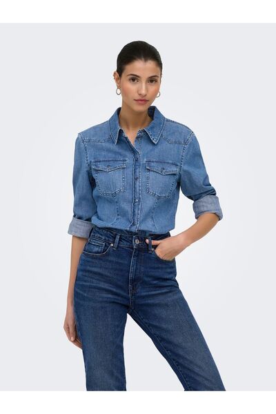 ONLY Jeanshemd ONLOLIVIA Jeanshemd